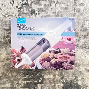 Proctor-Silex Super Shooter Plus Cordless Cookie Press and Food Decorator